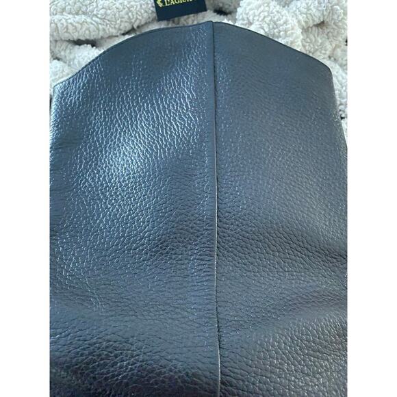 Dolce Vita Women's Black Leather Knee-High Boots Size 9 Buckle Detail - Picture 6 of 9